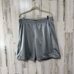 Nike Basketball Men's Gray Athletic Shorts